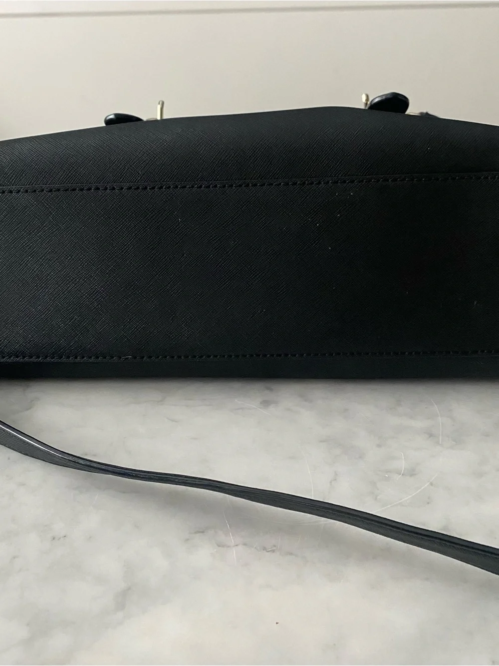 Kate Spade New York Cove Street Provence Satchel Textured Leather Bag
